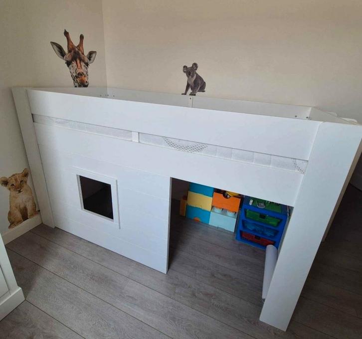 Noah halfhoogslaper Vipack, Kinderen en Baby's, Kinderkamer | Stapelbedden en Hoogslapers, Gebruikt, Halfhoogslaper, Ophalen