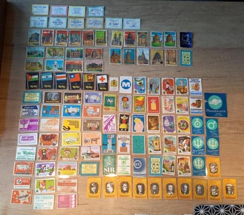 * Lucifersetiketten jaren 50-70, set 3 *, Verzamelen, Rookartikelen, Aanstekers en Luciferdoosjes, Gebruikt, Luciferdoosjes of -merken