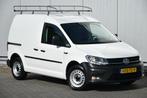 Volkswagen Caddy 2.0 TDI Airco Cruise Navi PDC Imperiaal E6, Stof, Gebruikt, Volkswagen, Wit