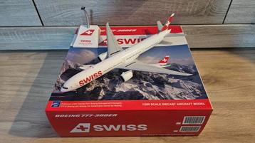 JC Wings Swiss B777-300ER HB-JNG 1:200 beschikbaar voor biedingen