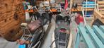 2x scooter blouw kenteken, Twee personen