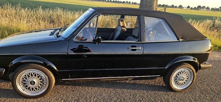 Volkswagen Golf 1983 originele bbs, Auto's, Volkswagen, Particulier, Golf, Benzine, Cabriolet, Handgeschakeld, Geïmporteerd, Zwart