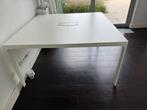 Tafel/ vergadertafel - bureau - wit - 1.40x1.40cm, Ophalen