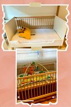 Bopita Indy Babybed Wit/Naturel (70x140cm) Zo Goed Als Nieuw, Kinderen en Baby's, Babywiegjes en Ledikanten, Ophalen, Zo goed als nieuw