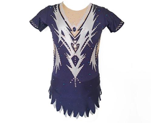 Te huur: Acro, ritmische gymnastiek pakje leotard mt 128, Sport en Fitness, Turnen, Zo goed als nieuw, Turnpak(je), Kindermaat 122 t/m 140