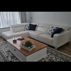 Echt leren hoekbank, Huis en Inrichting, Banken | Bankstellen, 250 tot 300 cm, Gebruikt, Hoekbank, Ophalen of Verzenden