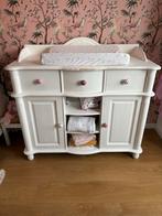 Grenen houten commode met plank, Ophalen, Gebruikt, 50 tot 70 cm, 75 tot 100 cm