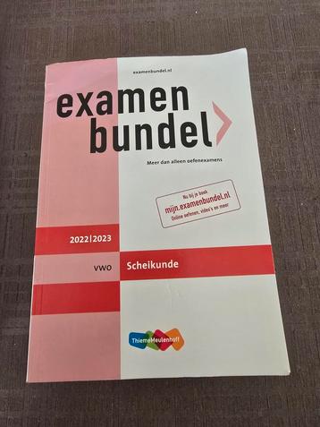 Examenbundel vwo 6 Scheikunde 2022/2023  beschikbaar voor biedingen