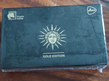 Crypto zegels plus de golden Helios Stamp beschikbaar voor biedingen