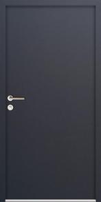 Deur staal volledig paneel b100 x h210 of b110 x h210 cm, Niet ingevuld, 80 tot 100 cm, Niet ingevuld, Nieuw