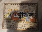 Blokpuzzels, blokkendoos en griffel doosjes, Antiek en Kunst, Ophalen of Verzenden