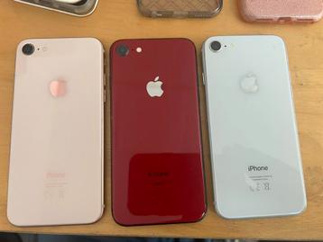 Te koop 3 iphone 8 64gb in goede staat beschikbaar voor biedingen