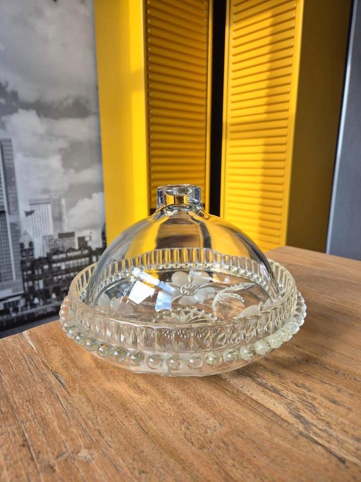 Kaas stolp glas, Huis en Inrichting, Woonaccessoires | Stolpen, Zo goed als nieuw, Ophalen of Verzenden