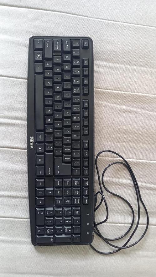 Trust toetsenbord voor computer/laptop, Computers en Software, Toetsenborden, Zo goed als nieuw, Qwerty, Bedraad, Ophalen of Verzenden
