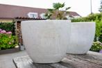 Brynxz potten crackle white, Ophalen, Gebruikt, Wit, Aardewerk of Porselein