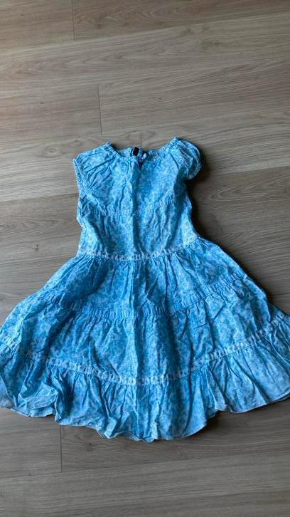Stroken jurk 116 122, Kinderen en Baby's, Kinderkleding | Maat 116, Gebruikt, Meisje, Jurk of Rok, Ophalen of Verzenden