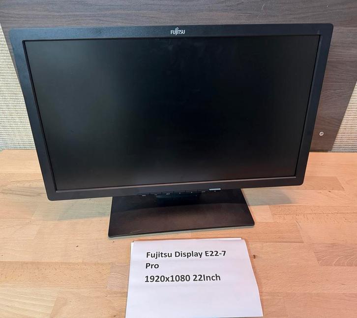 Fujitsu 22Inch Fullhd 1920x1080, Computers en Software, Monitoren, Zo goed als nieuw, 60 Hz of minder, DVI, HDMI, VGA, IPS, Full HD
