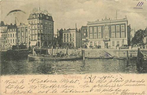 (388-254-037) Rotterdam Hotel Victoria, Verzamelen, Ansichtkaarten | Nederland, Zuid-Holland, Verzenden