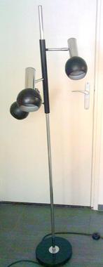 Wilko/solken Leuchten Vintage vloerlamp zwart/zilver '70, Huis en Inrichting, Lampen | Vloerlampen, Ophalen, Gebruikt, 100 tot 150 cm