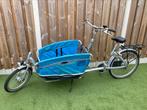 Gazelle cabby bakfiets (met huif), Fietsen en Brommers, Fietsen | Bakfietsen, Ophalen, Gebruikt, Gazelle, Huif