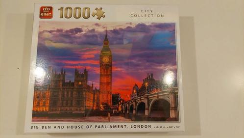 Nieuwe puzzel Big Ben & Parliament 1000 stukjes, Hobby en Vrije tijd, Denksport en Puzzels, Nieuw, Legpuzzel, 500 t/m 1500 stukjes