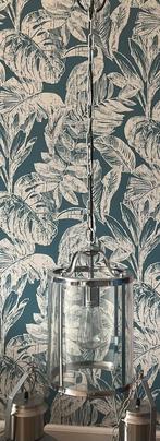 Hanglamp - type lantaarn Masterlight, Ophalen, Zo goed als nieuw, Glas, 75 cm of meer