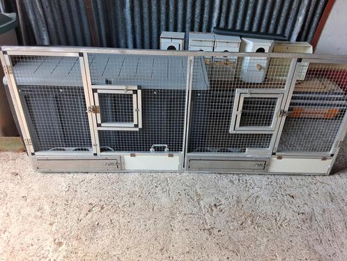 3 Aluminium Volière panelen, Dieren en Toebehoren, Vogels | Hokken en Kooien, Gebruikt, Volière, Aluminium, Ophalen