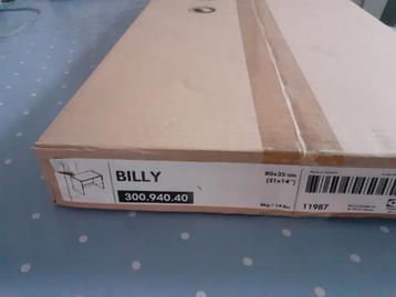 BILLY, bovendeel nieuw, kleur BEUKENFINEER, afm. 80x35 cm beschikbaar voor biedingen