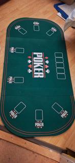 Poker bord met poker visjes inclusief kaart schudder, Vijf spelers of meer, Ophalen, Gebruikt