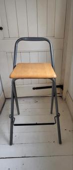 Inklapbare barkruk, Huis en Inrichting, 1 kruk, Ophalen, Zo goed als nieuw, 60 tot 90 cm