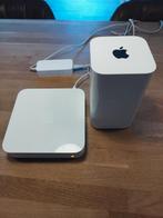 Apple airport extreme a1521 en extreme basestation, Computers en Software, Routers en Modems, Ophalen of Verzenden, Zo goed als nieuw