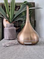 Goudkleurige geur / aroma diffuser & luchtbevochtiger, Ophalen of Verzenden, Zo goed als nieuw, Luchtbevochtiger