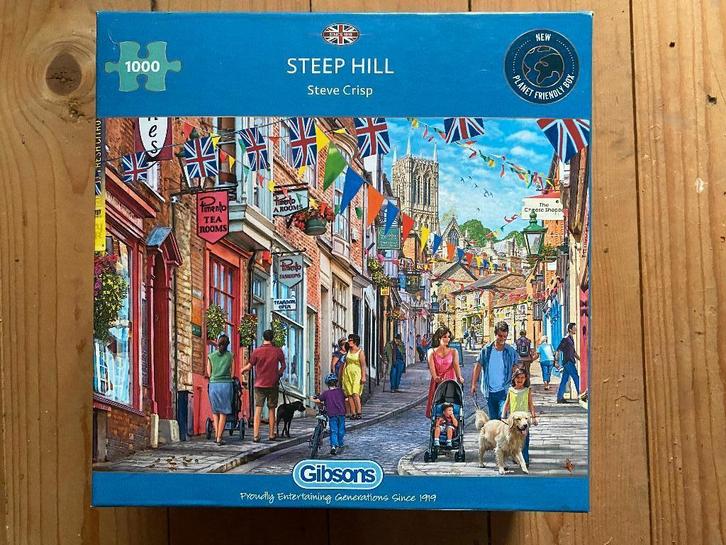 Diverse Puzzels (Gibson en andere) 1000 stukjes, Hobby en Vrije tijd, Denksport en Puzzels, Zo goed als nieuw, Legpuzzel, 500 t/m 1500 stukjes