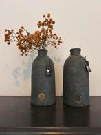 2 stuks BRYNXZ bottle majestic vintage Klein, Overige kleuren, Nieuw, Ophalen of Verzenden, Glas