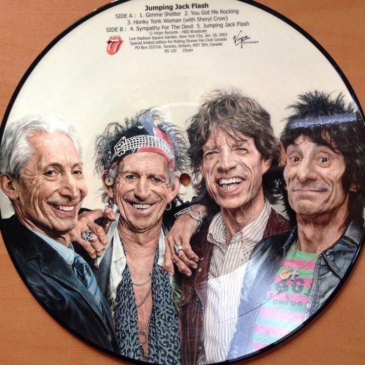 The Rolling Stones Jumping Jack Flash 10" Limited Edition., Cd's en Dvd's, Vinyl | Rock, Zo goed als nieuw, Rock-'n-Roll, 12 inch