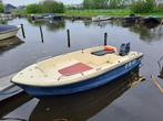 Boot + motor + trailer, Watersport en Boten, Vis- en Consoleboten, Ophalen, 10 tot 30 pk, Gebruikt, 3 tot 6 meter