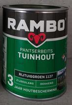 Rambo pantserbeits voor tuinhout (ongeopend/ongebruikt), Nieuw, Beits, Ophalen of Verzenden, Minder dan 5 liter
