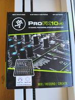 Analoge audio mixer
Mackie ProFX10v3, Audio, Tv en Foto, Ophalen, Nieuw, Audio