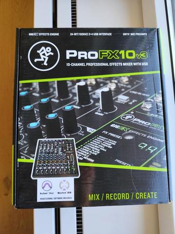 Analoge audio mixer
Mackie ProFX10v3 beschikbaar voor biedingen