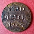 Duit stad Utrecht 1786, Postzegels en Munten, Munten | Nederland, Ophalen of Verzenden, Vóór koninkrijk, Overige waardes