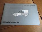 Instructieboek Citroen 250, Citroen 400 besteleend 1975, Ophalen of Verzenden