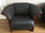 Stressless Manhattan fauteuil, Gebruikt, Hout, 75 tot 100 cm, 100 tot 125 cm