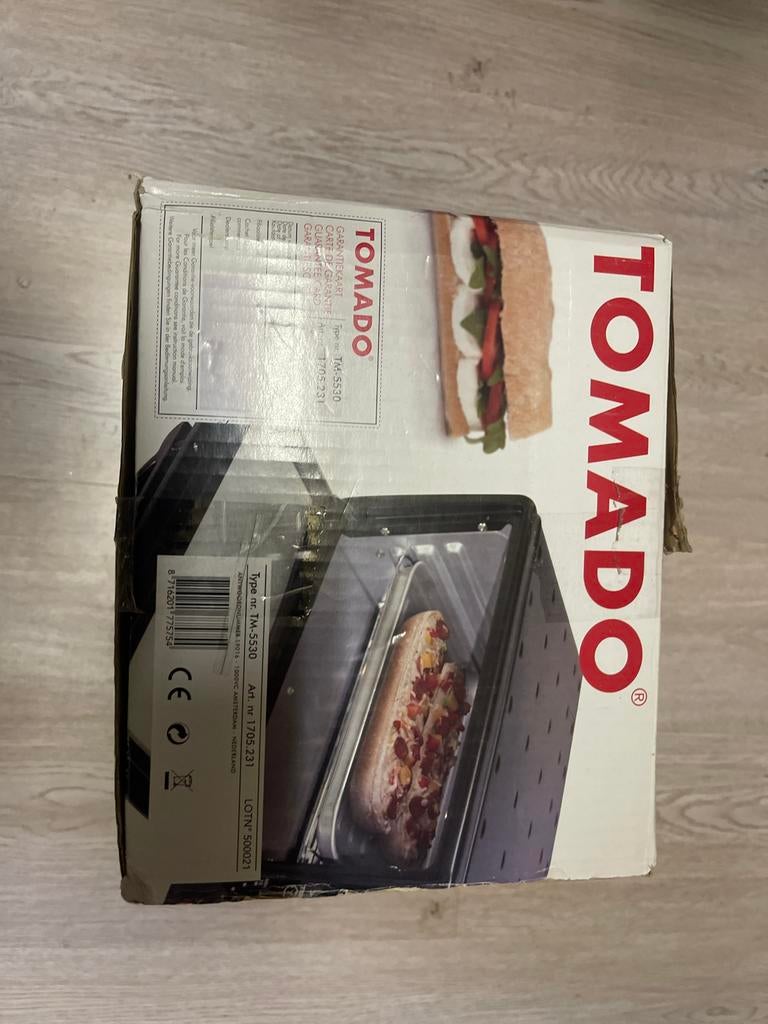 Tomado TM-5530 Oven met Grill - Nieuwstaat / gebruikt, Witgoed en Apparatuur, Ovens, Minder dan 45 cm, Hete lucht, Ophalen of Verzenden
