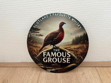 Vintage Famous Grouse whisky bord (20x20) beschikbaar voor biedingen