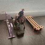 SCHLEICH: setje met paard, ruiter en veulen, Ophalen of Verzenden, Zo goed als nieuw