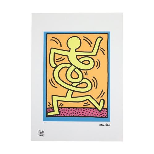 Offset Litho Naar Keith Haring Swing 19/150 Pop Art Kunst, Antiek en Kunst, Kunst | Litho's en Zeefdrukken, Ophalen of Verzenden