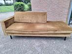 BePureHome Rodeo Velvet Daybed bank geel Chaises Longues, Eenpersoons, 75 tot 100 cm, Ophalen of Verzenden, Zo goed als nieuw
