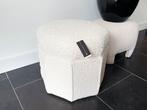 Eichholtz bombay poef stool, Minder dan 50 cm, Nieuw, Ophalen of Verzenden, Organisch, japandi, modern, hotel chique