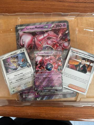 Pokemon Destined Rivals Mewtwo Ex Promo set. beschikbaar voor biedingen