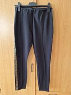 Mooie zwarte strakke broek met elastische taille - Mt 36, Zwart, Ophalen of Verzenden, Zo goed als nieuw, Maat 36 (S)